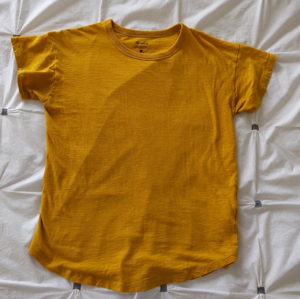 Madewell Whisper Cotton Rib-Crewneck Tee